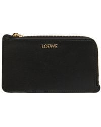 Loewe - Leather Card Case - Lyst