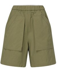 Loewe - Long Shorts With Large Pockets - Lyst