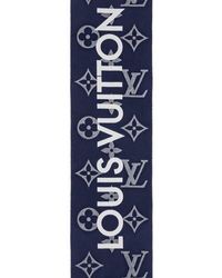 Louis Vuitton Monogram Capital Schal - Blau