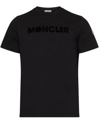 Moncler - Short-sleeve T-shirt With Logo - Lyst