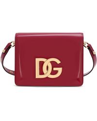 Dolce & Gabbana - Crossbody-Tasche 3.5 aus poliertem Kalbsleder - Lyst