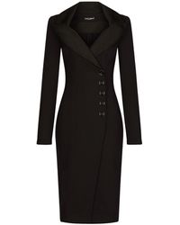 Dolce & Gabbana - Button-down Tailored Dress - Lyst