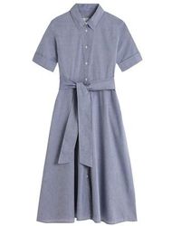 Woolrich Chambray Dress - Blue