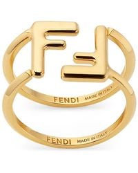 Fendi - Ff Rings - Lyst