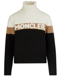 Moncler PULL À COL ROULÉ - Noir