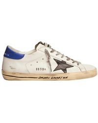 Golden Goose Super-star Classic With List - White