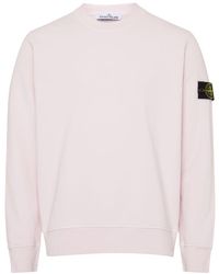 Stone Island - Sweatshirt With Logo Patch - Lyst