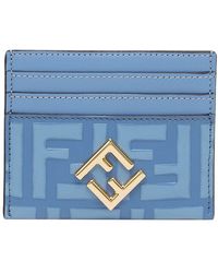 Fendi - Ff Diamonds Card Case - Lyst