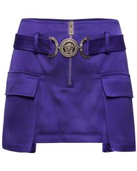 Versace - Duchesse Mini Skirt - Lyst