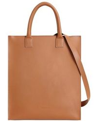Woolrich Leather Tote - Brown