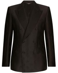 Dolce & Gabbana - Double-Breasted Sicilia-Fit Tuxedo Suit - Lyst