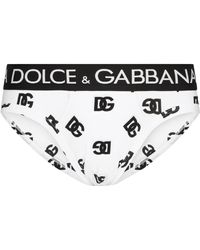 Dolce & Gabbana - Slip aus Jersey mit halbhoher Taille - Lyst