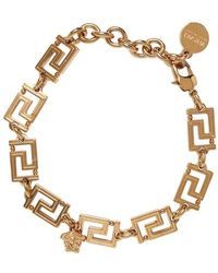 Versace Bracelet Greca - Métallisé