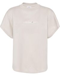Brunello Cucinelli - T-Shirt aus Jersey - Lyst