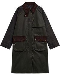 Barbour - Kirklees Checked Waxed Jacket - Lyst