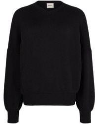 KHAITE - Wolfe Cashmere V-Neck Sweater - Lyst