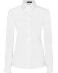 Dolce & Gabbana - Stretch Poplin Shirt - Lyst