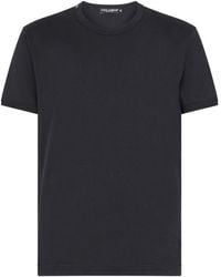 Dolce & Gabbana - Cotton T-Shirt With Logo - Lyst