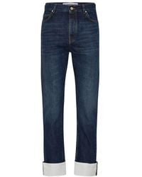 Loewe - Fisherman Turn-up Jeans - Lyst