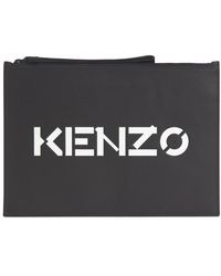 KENZO Large Clutch - Black