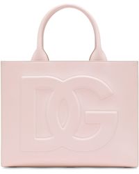 Dolce & Gabbana - Kleiner Shopper DG Daily aus Kalbsleder - Lyst