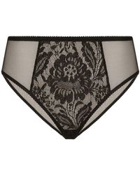 Dolce & Gabbana - Lace And Tulle Panties - Lyst
