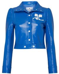 Courreges - Reedition Vinyl Jacket - Lyst