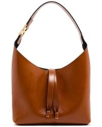Chloé - Marcie Small Glossy Leather Hobo Bag - Lyst