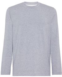 Brunello Cucinelli - Long Sleeve T-shirt - Lyst