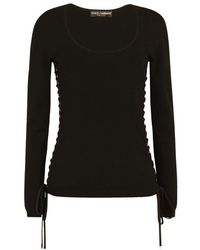 Dolce & Gabbana - Viscose Sweater - Lyst