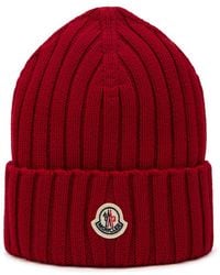 Moncler - Mütze Mit Logo - Lyst