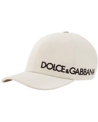 Dolce & Gabbana - Baseball Cap With Embroidery - Lyst