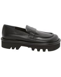 Chaussons en cuir Bumper-tube Cuir JW Anderson pour homme en coloris Noir Homme Chaussures Chaussures à enfiler Slippers 