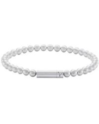 Le Gramme 25g Beads Bracelet - Metallic