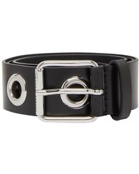 Isabel Marant - Delicia Leather Belt With Eyelets - Lyst