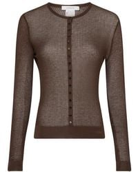 Lemaire - Seamless Rib Top With Buttons - Lyst