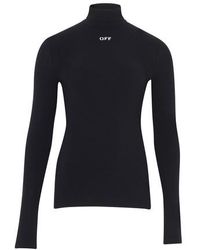 Off white turtleneck shirt Clearance