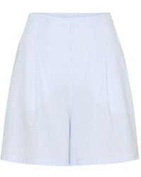 Max Mara - Canale Striped Shorts - Lyst