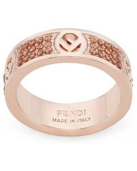 Fendi F Is Ring - Pink