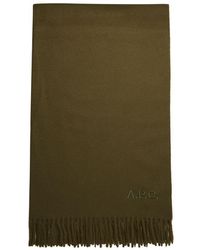A.P.C. - Alix Brodee Scarf With Fringes - Lyst