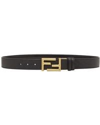 fendi gold belt