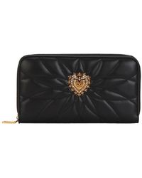 Dolce & Gabbana - Zip-Around Devotion Wallet - Lyst