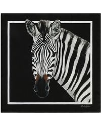 Dolce & Gabbana - Twill-Tuch mit Zebra-Print (70 x 70) - Lyst