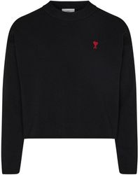 Ami Paris - Ami De Caur Crewneck Sweater - Lyst