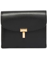 TOTEME - T-Lock Kartenhalter Aus Leder - Lyst