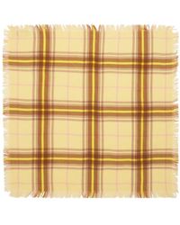Bompard - Mini Tartan Square Cashmere Scarf - Lyst
