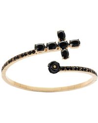 Dolce & Gabbana - Family Bracelet With Cross, Sapphire And Jade - Lyst