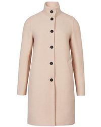 Harris Wharf London Manteau Egg en laine bouillie - Neutre
