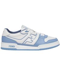 Fendi - Ff Panelled Low-top Sneakers - Lyst