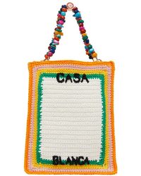 Casablancabrand - Pebble Handle Crochet Bag - Lyst